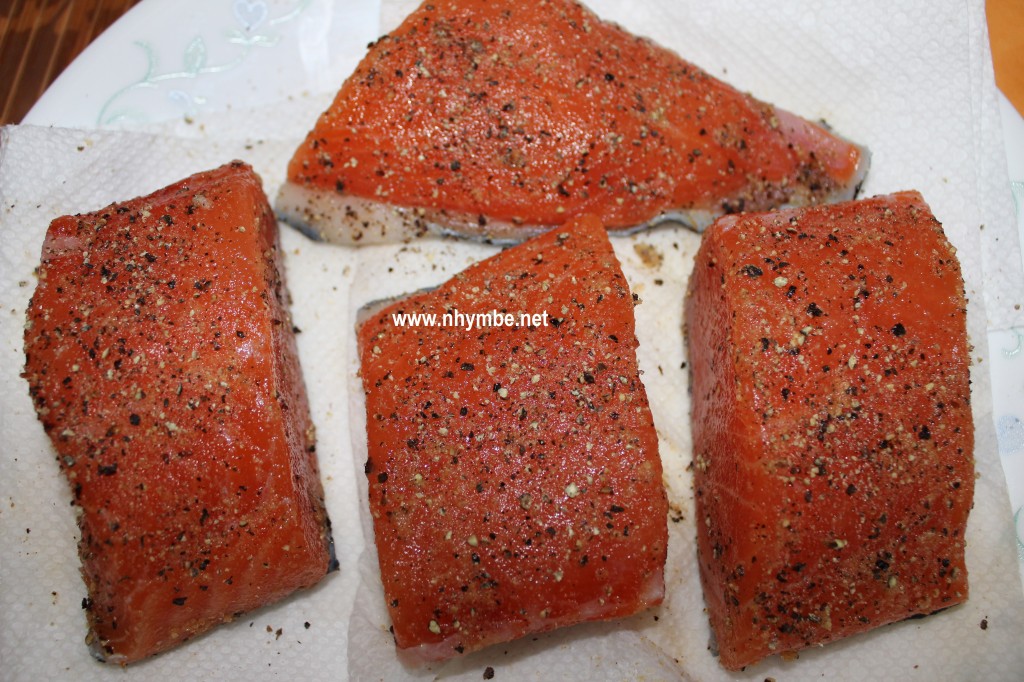 seared salmon