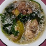 tinolang manok na may dahon ng amapalaya